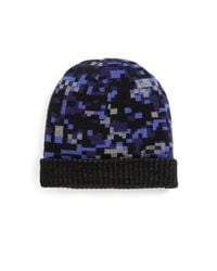 Saks Fifth Avenue | Black Geometric Print Hat for Men | Lyst