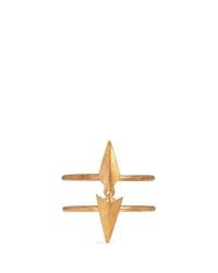 Maria Black | Metallic 'd'arling' Double Spearhead Ring | Lyst