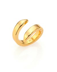 Giles & Brother | Metallic Double Spike Bypass Ring | Lyst