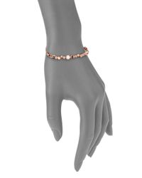 Eddie Borgo | Pink Dome Composition Plate Bracelet | Lyst
