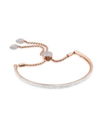 Monica Vinader | Pink Fiji Full Diamond Bracelet | Lyst
