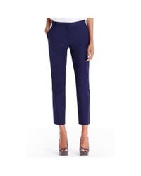 Diane von Furstenberg | Blue Dvf Genesis Cropped Trousers | Lyst