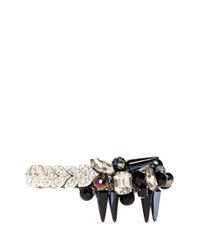 Assad Mounser | Metallic Rhinestone Vine Spike Bracelet | Lyst