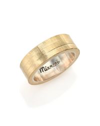 Miansai | Metallic Layered Brass Ring | Lyst