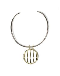 Anndra Neen | Metallic Rainbow Pendant Choker | Lyst