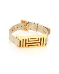 Tory Burch | For Fitbit Metallic Textured Leather Bracelet/goldtone | Lyst