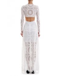 Temperley London | White Long Nomi Backless Dress | Lyst