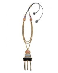 Lizzie Fortunato | Black The Muse Pendant Necklace | Lyst