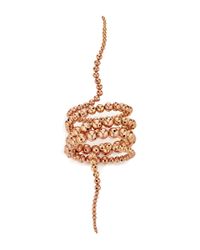 Paula Mendoza | Pink Rose Gold Double Nereus Bubble Bracelet | Lyst