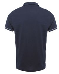 BOSS Orange Blue Piolo Button Down Polo Shirt for men