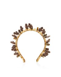 Masterpeace | Brown Oak Leaf Headband | Lyst