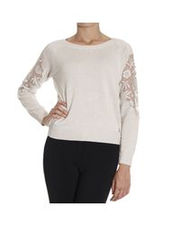 Patrizia Pepe | White Sweater Woman | Lyst