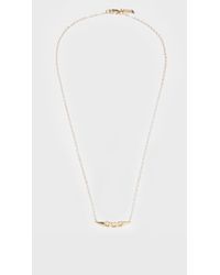 Loren Stewart | Metallic Tri Diamond W/Wings Necklace | Lyst