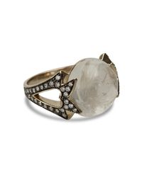 Noor Fares - Yellow Fly Me To The Moon Amore Ring - Lyst