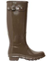HUNTER | Natural Original Tall Gloss Wellington Boots | Lyst