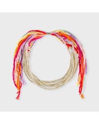 Paul Smith | Metallic Silver Rainbow Bracelet for Men | Lyst