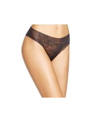 Commando | Black Weightless Lace Thong #lt18 | Lyst