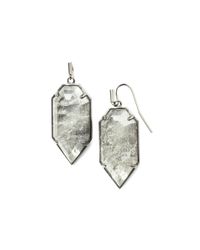 Kendra Scott | Silver Palmer Earrings | Lyst
