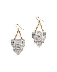 Lulu Frost | Metallic Art Deco Earring #24 | Lyst