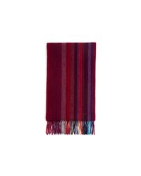 Paul Smith | Purple Woven Stripe Scarf for Men | Lyst