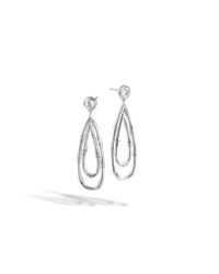 John Hardy | Metallic Earrings With Stabilized Turquoise | Lyst