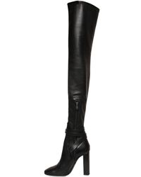 Emilio Pucci | Black 120mm Stretch Nappa Leather Boots | Lyst