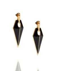 Rebecca Minkoff | Metallic Blades Statement Earring | Lyst