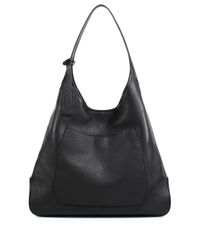 Prada | Black Deerskin Hobo Bag | Lyst