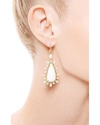 Nina Runsdorf | One Of A Kind Turkish and White Opal Earrings | Lyst