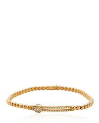 Hulchi Belluni | Metallic Gold Bracelet With Diamonds | Lyst