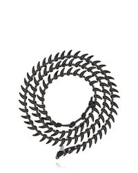 Colana | Black Limited Edition Leather Wrap Bracelet | Lyst