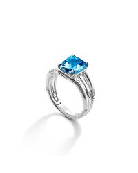 John Hardy | Blue Octagon Ring | Lyst