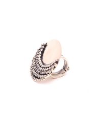 Anndra Neen - Metallic Mirror And Pin Ring - Lyst