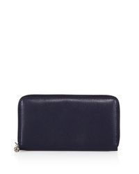 Alexander McQueen | Blue Skull-zip Continental Wallet | Lyst