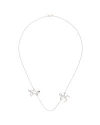 Khai Khai | Metallic 'running Man' Diamond Necklace | Lyst