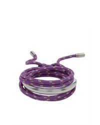 Isabel Marant | Purple Rope Bracelet | Lyst