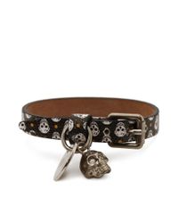 Alexander McQueen | Multicolor Single Wrap Skull Bracelet | Lyst