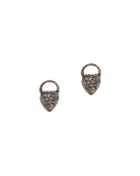 Lulu Frost | Gray Blackheart Stud | Lyst