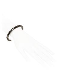 Eddie Borgo | Black Large Pyramid Cuff Bracelet | Lyst