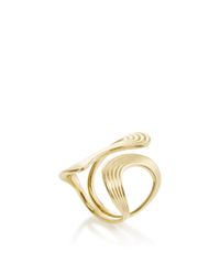 Fernando Jorge | Metallic Gold Stream Lines Open Ring | Lyst