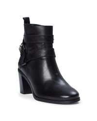 Ralph Lauren | Black Cassy Leather Boot | Lyst