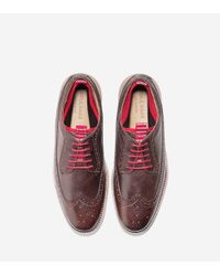 Cole Haan - Brown Øriginalgrand Fleece Lined Long Wingtip Oxford for Men - Lyst