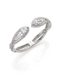 Adriana Orsini | Metallic Athena Trillion Cuff Bracelet | Lyst
