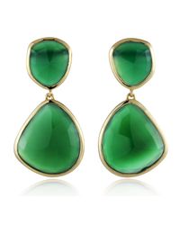 Monica Vinader | Green Siren Cocktail Earrings | Lyst