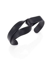 Stella McCartney | Twist Cuff Bracelet/Blackened | Lyst