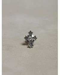 John Varvatos | Metallic Silver Cross Pin for Men | Lyst