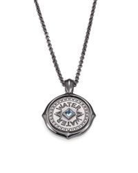 Stephen Webster | Metallic Sterling Silver Cancer Pendant Necklace | Lyst
