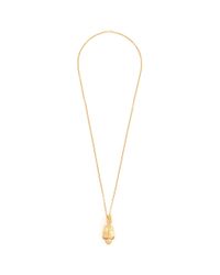 Alexander McQueen | Metallic Crystal Punk Fish Skull Necklace | Lyst