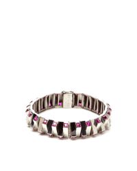 Fd Gallery | Pink Vintage Art Deco Ruby and Platinum Bracelet By Boucheron | Lyst