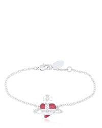 Vivienne Westwood | Metallic Heart Orbit Bracelet | Lyst